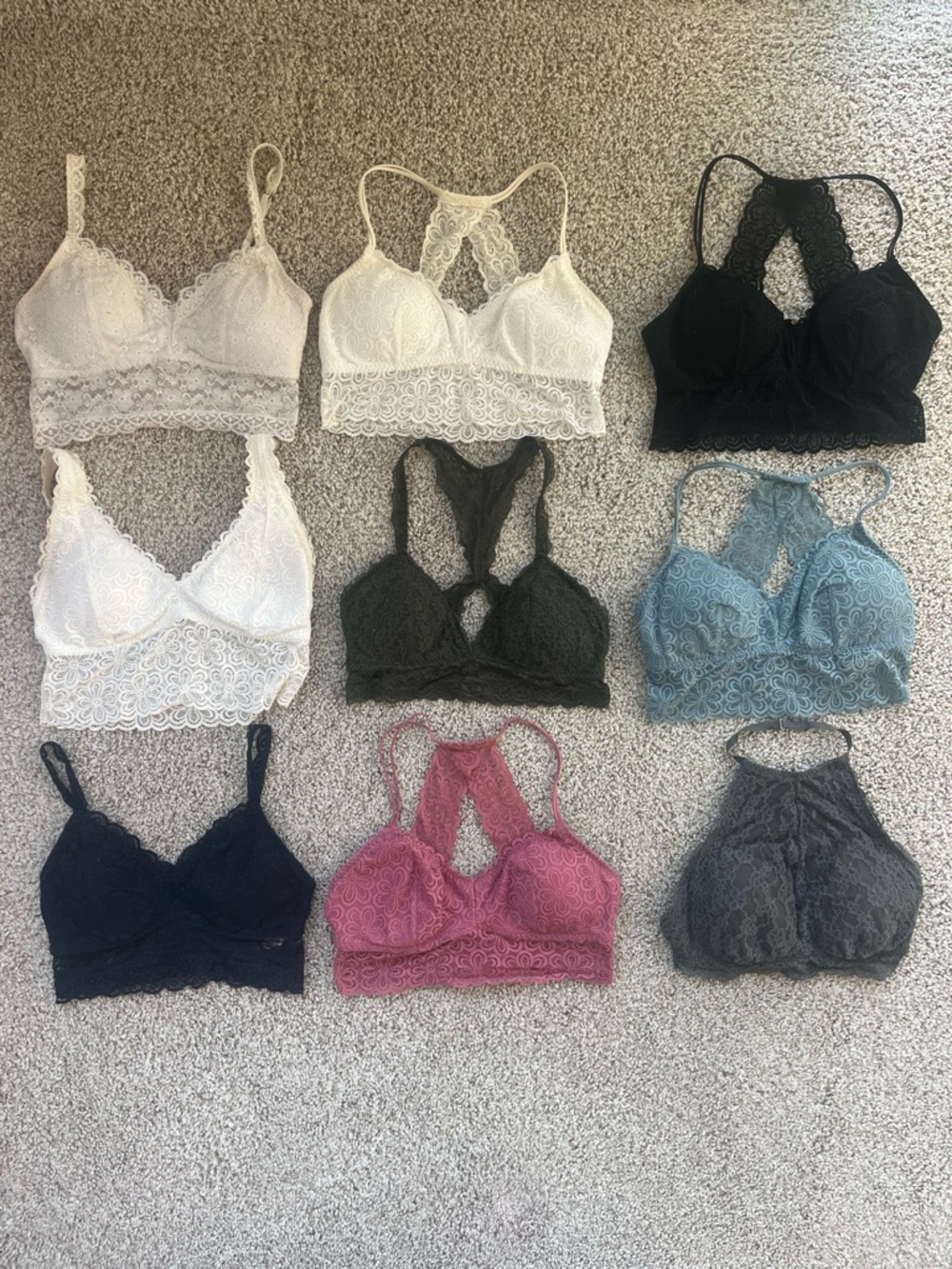 Hollister Lace Bralettes - Assorted